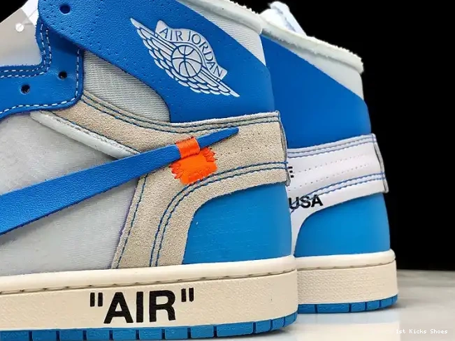 1st Kicks 1 Blue Off-White AQ0818-148 Powder UNC Air Jordan 0506